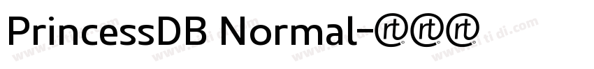 PrincessDB Normal字体转换